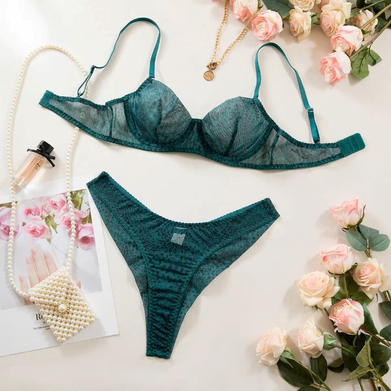 Minimizer Bra Women - 2pcs/Set Woman Lingerie Gathering Ultra Thin