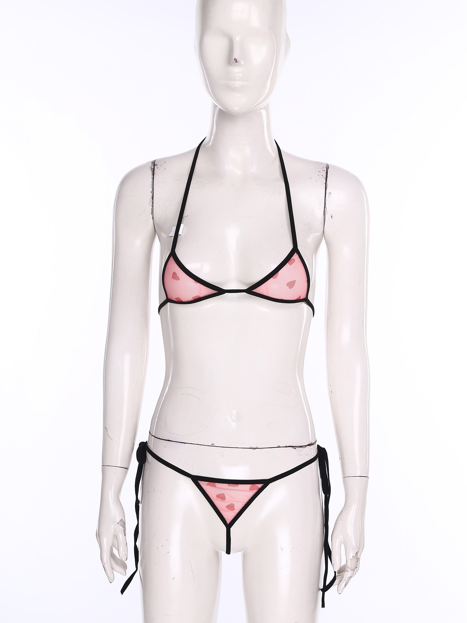 Womens Micro Mini Bikini Linge - Lace Bralette Set 评论和价格