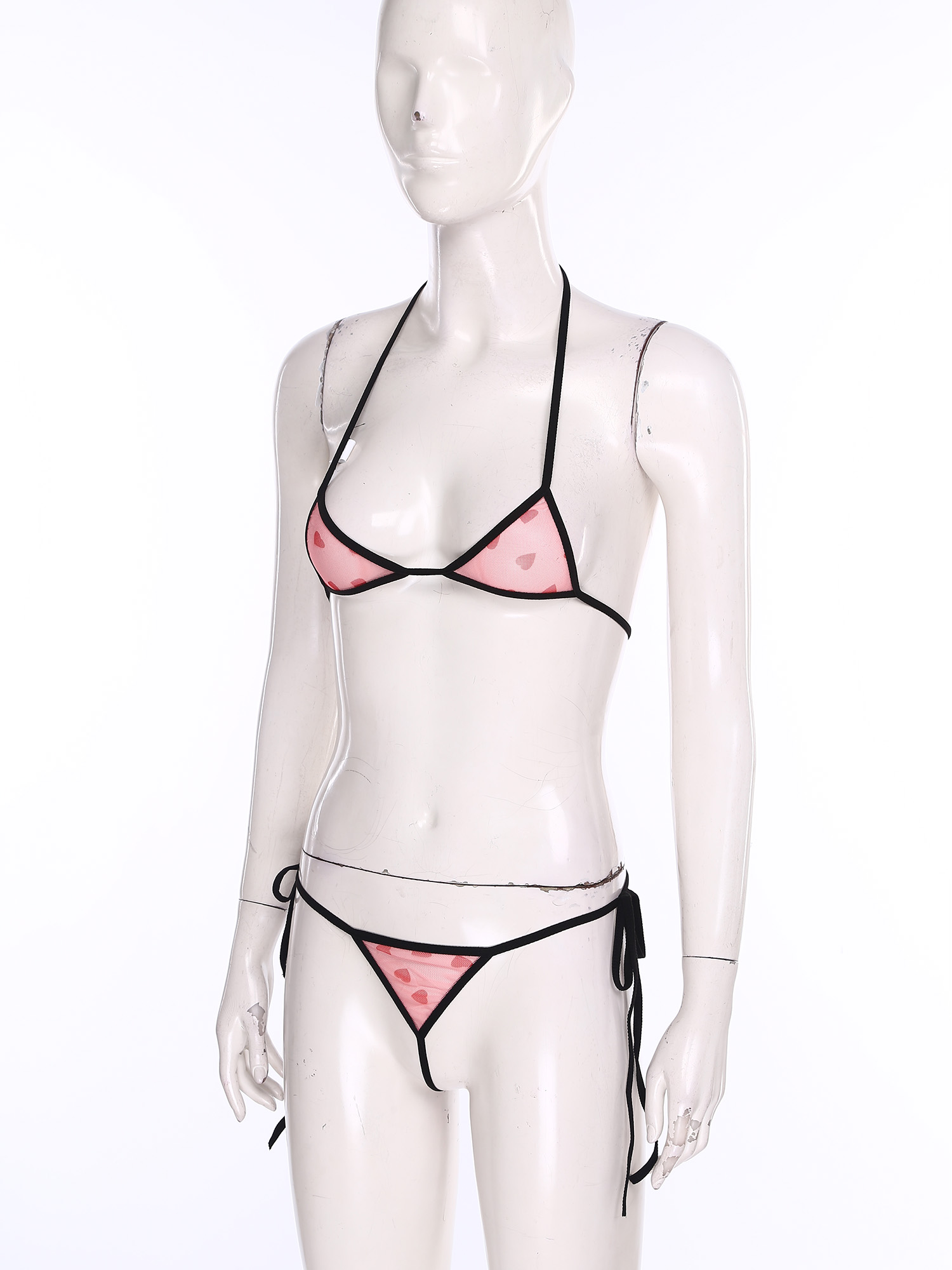Womens Micro Mini Bikini Linge - Lace Bralette Set 评论和价格