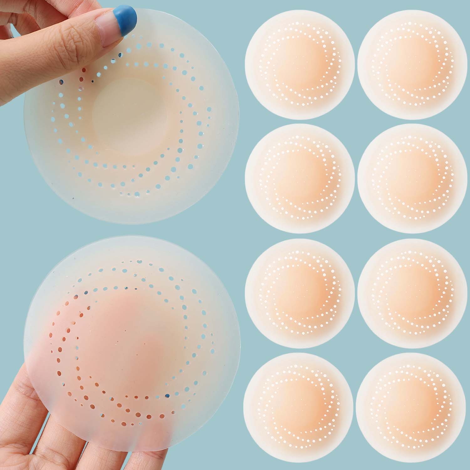 2-10PCS Invisible Self Adhesiv - Strapless Bra Adhesive 评论和价格