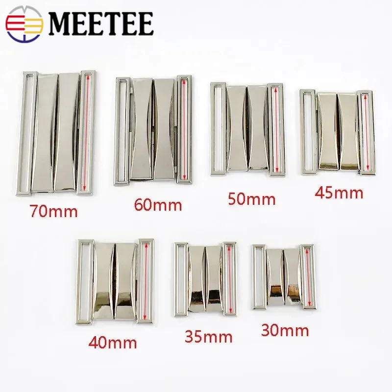 2Pcs 30-70mm Metal Belt Buckle - Nursing Bra Clip 评论和价格