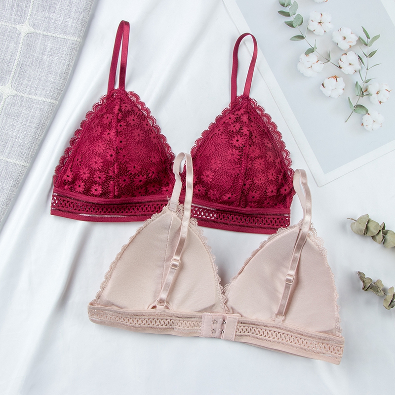 Sexy Floral Lace Bra Top For W - Lace Bralette Set 评论和价格