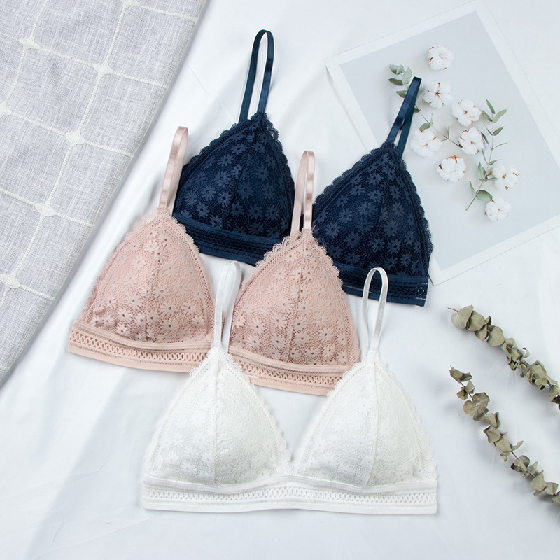 Sexy Floral Lace Bra Top For W - Lace Bralette Set 评论和价格