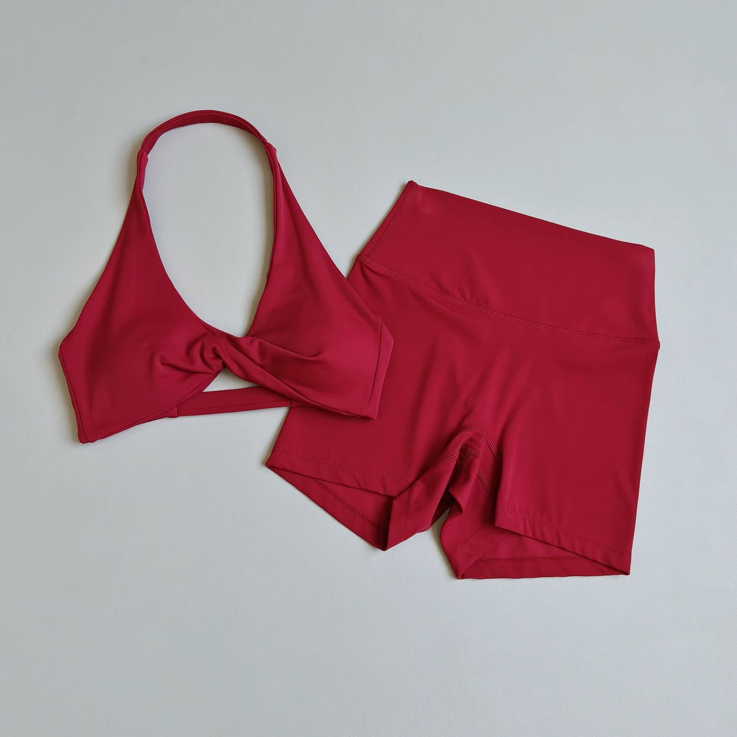 Women's Yoga Outfit 2-Piece Se - Sports Bra Racerback 评论和价格